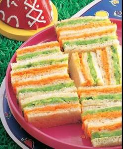 Tricolor-Sandwiches